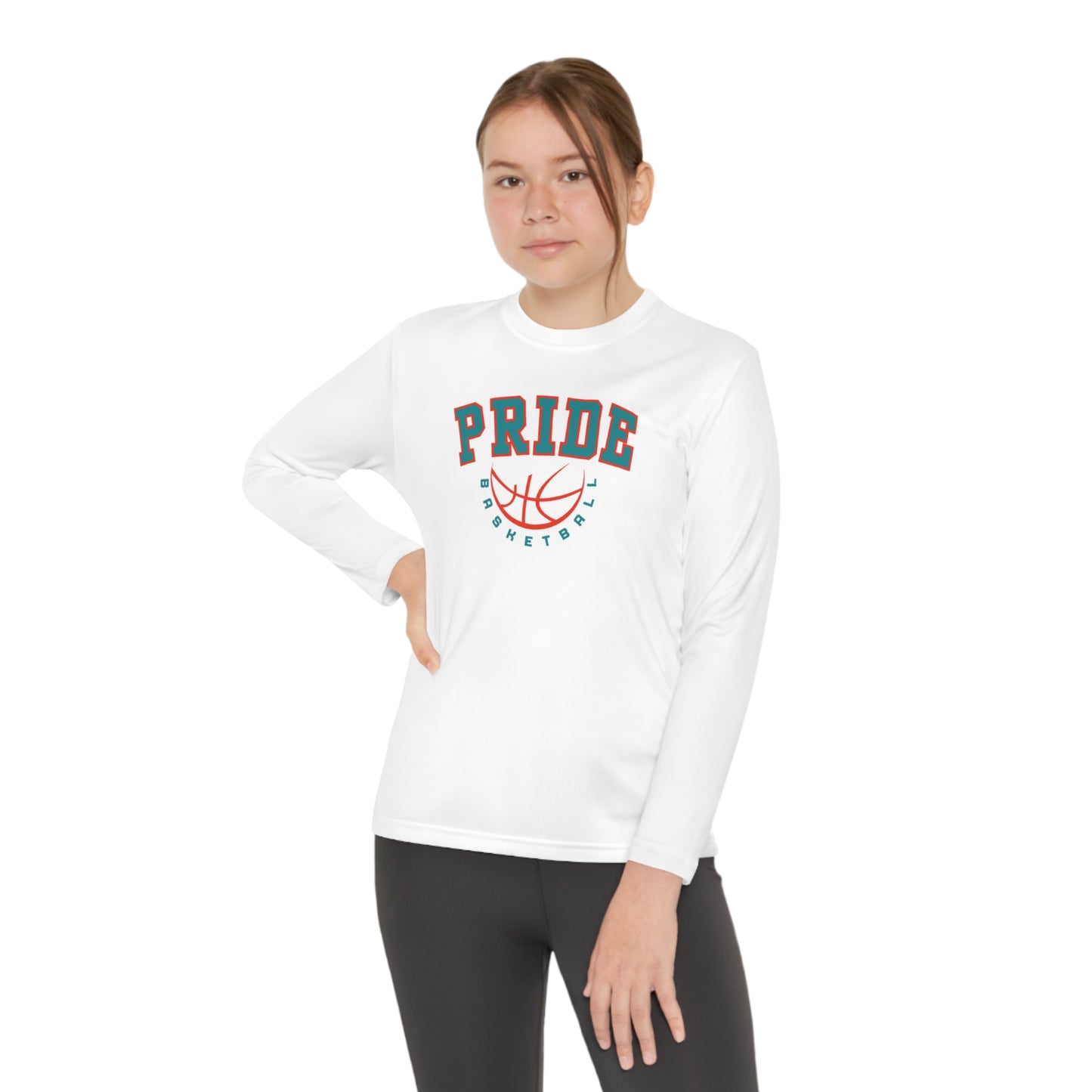 Pride Girls Basketball (Youth) Long Sleeve Athletic Style Tee *FREE SHIPPING*