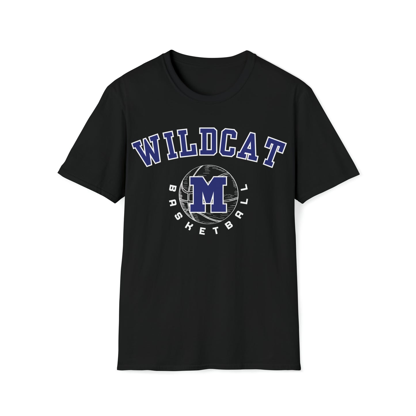 Mattoon MMS Basketball (ADULT) Unisex Softstyle T-Shirt **FREE SHIPPING***