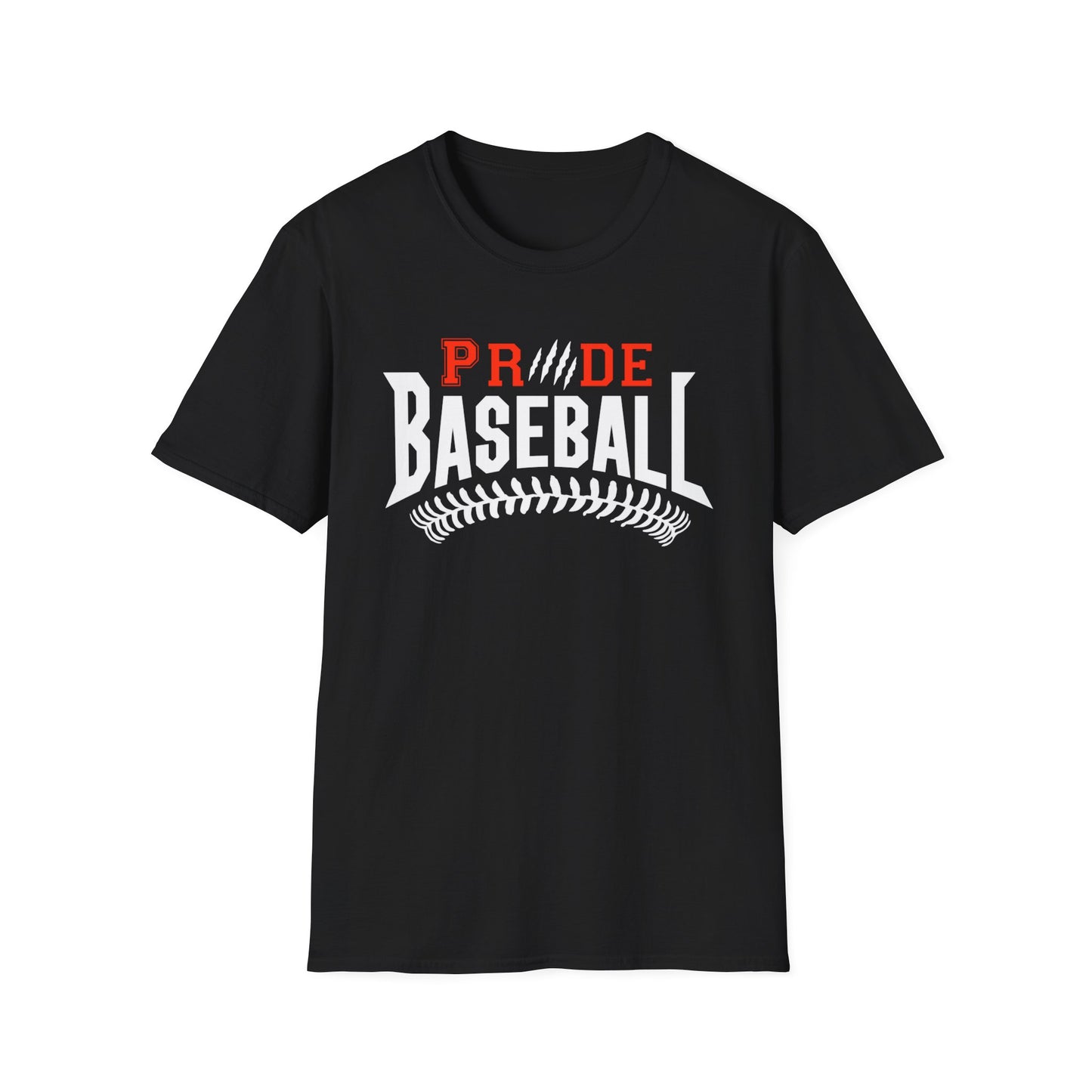 FREE SHIPPING - PRIDE BASEBALL (ADULT) Unisex Softstyle T-Shirt