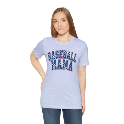 (ADULT) "Baseball Mama"  Bella Canvas Unisex Jersey Short Sleeve Tee