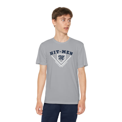 Hit-Men Baseball (YOUTH) Athletic Tee - Multiple Colors