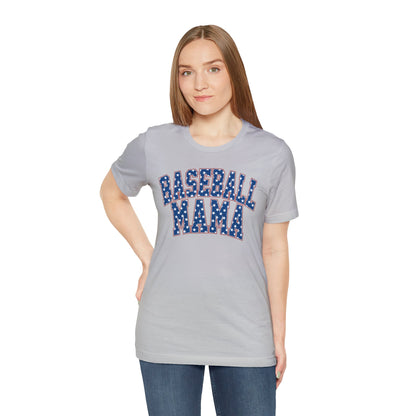 (ADULT) "Baseball Mama"  Bella Canvas Unisex Jersey Short Sleeve Tee