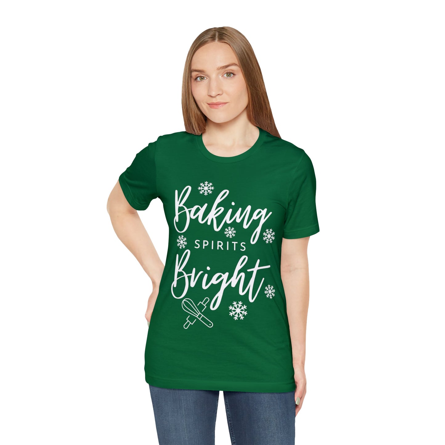 Baking Spirits Bright Christmas Shirt (Multiple Color Choices)