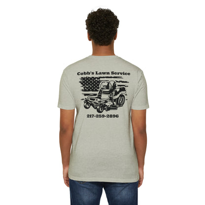 Cobb’s Mowing Service Next Level 6210 Unisex CVC Jersey T-shirt