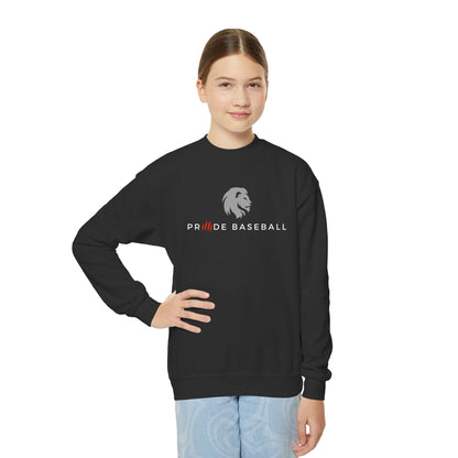 Black Friday Special - Youth Crewneck Sweatshirt - Pride Baseball