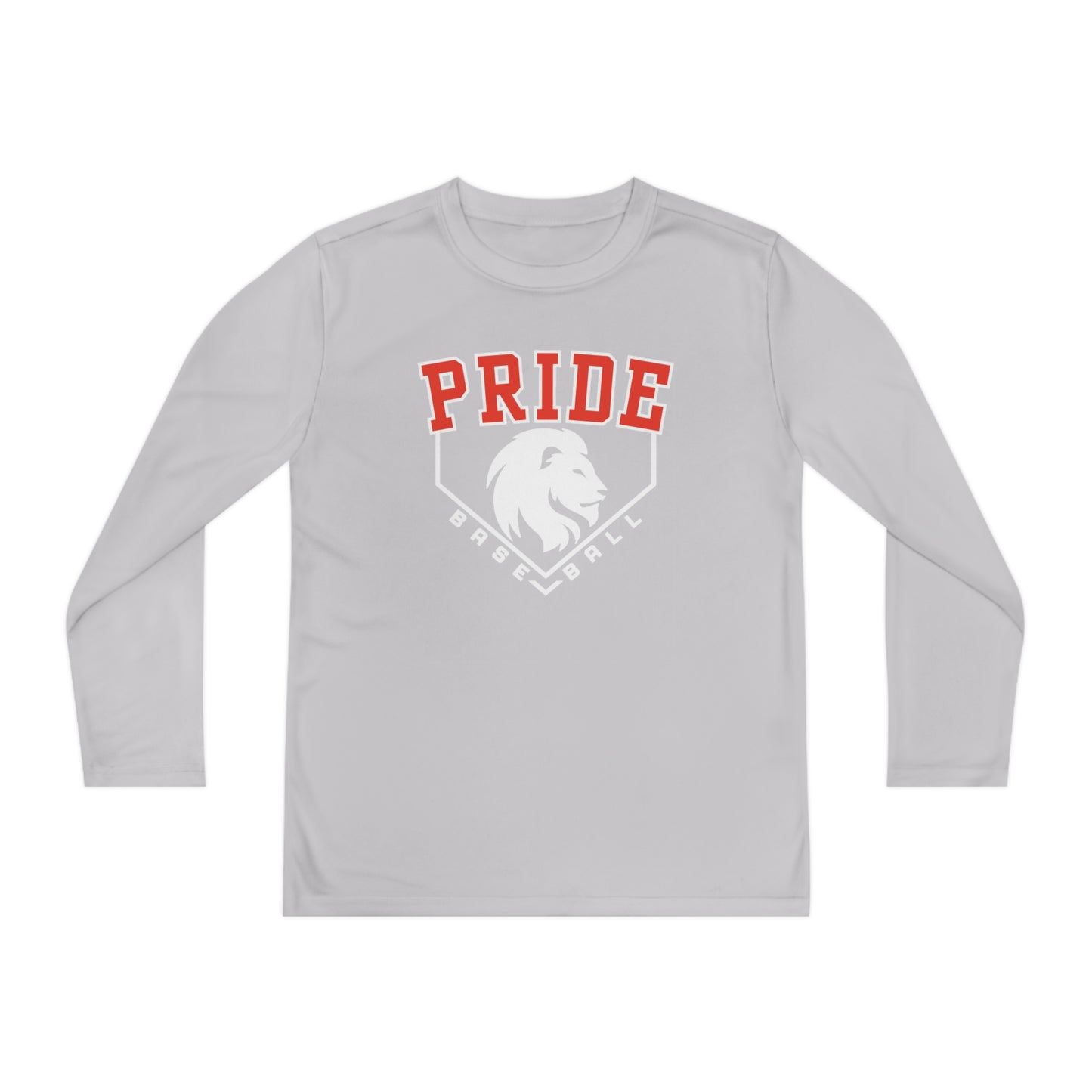 Pride Boys Baseball (Youth) Long Sleeve Athletic Style Warmup Tee *FREE SHIPPING*