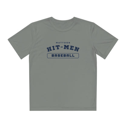 Hit-Men Baseball (YOUTH) Athletic Tee - MULTIPLE COLORS