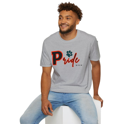 ADULT Pride Softball Mom Softstyle Tee