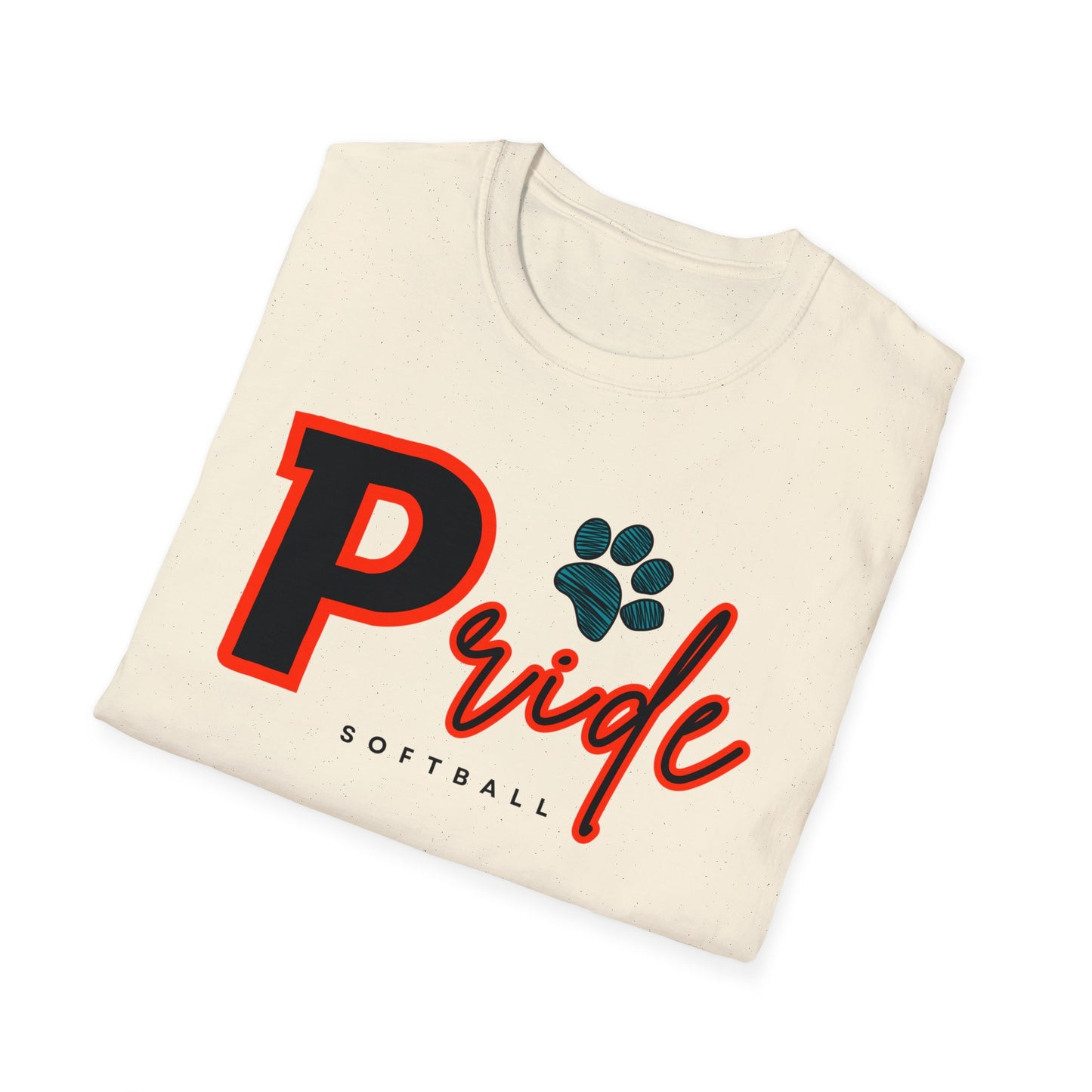 ADULT Pride Softball Softstyle Tee (multi color options)