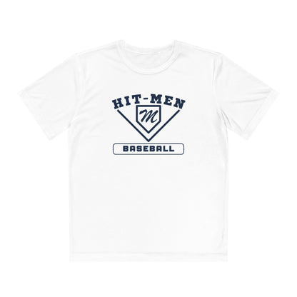 Hit-Men Baseball (YOUTH) Athletic Tee - MULTIPLE COLORS