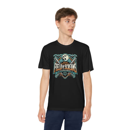 Youth "2024 Field of Screams Softball Tournament" Athletic Tee