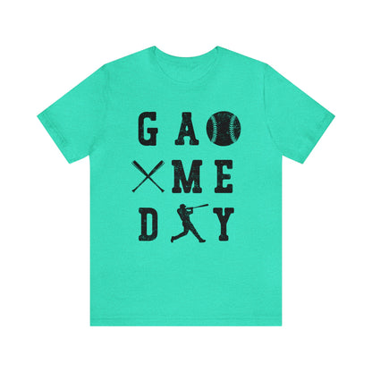 (ADULT) "Game Day Baseball"  Bella Canvas Unisex Jersey Short Sleeve Tee