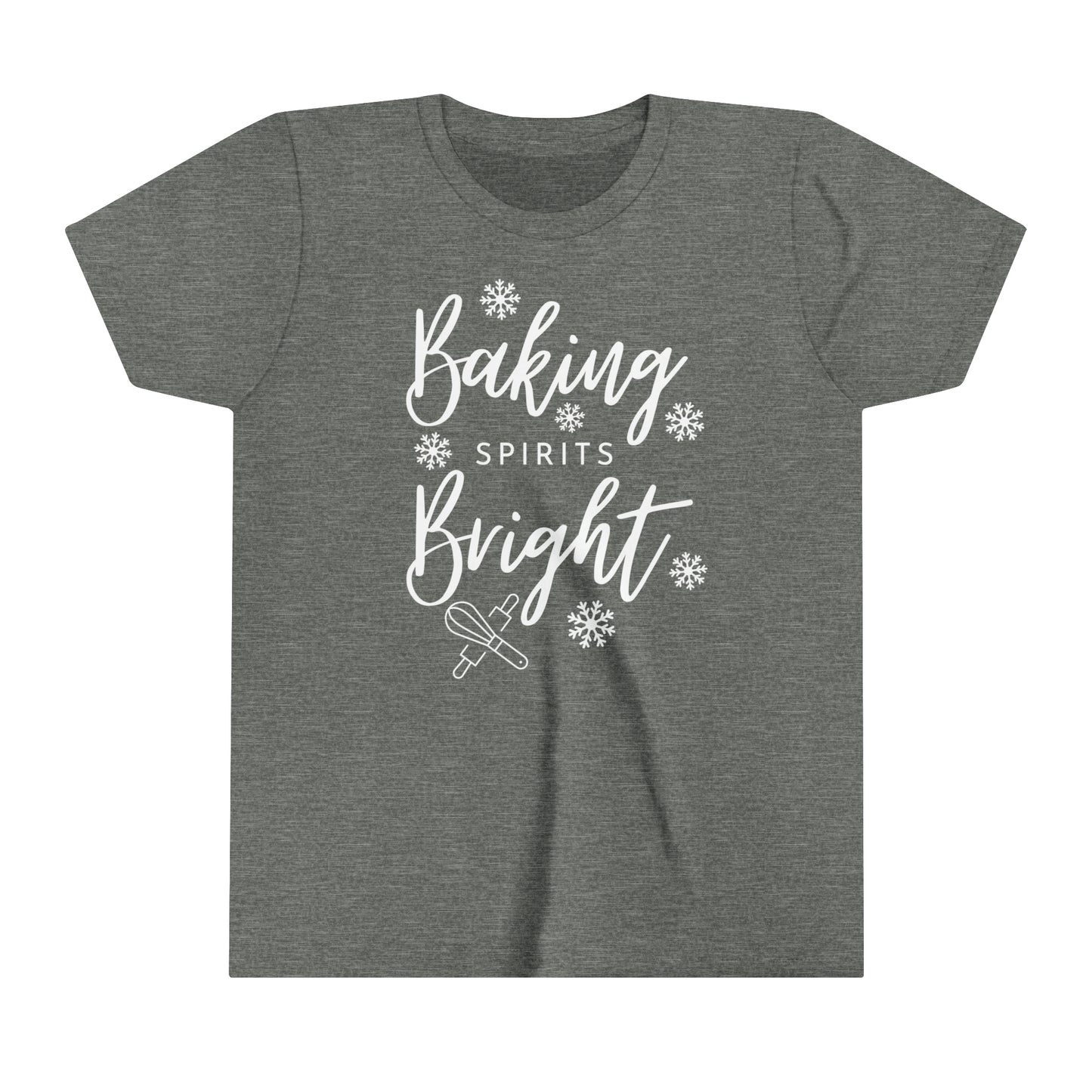 Baking Spirits Bright YOUTH Christmas Tee