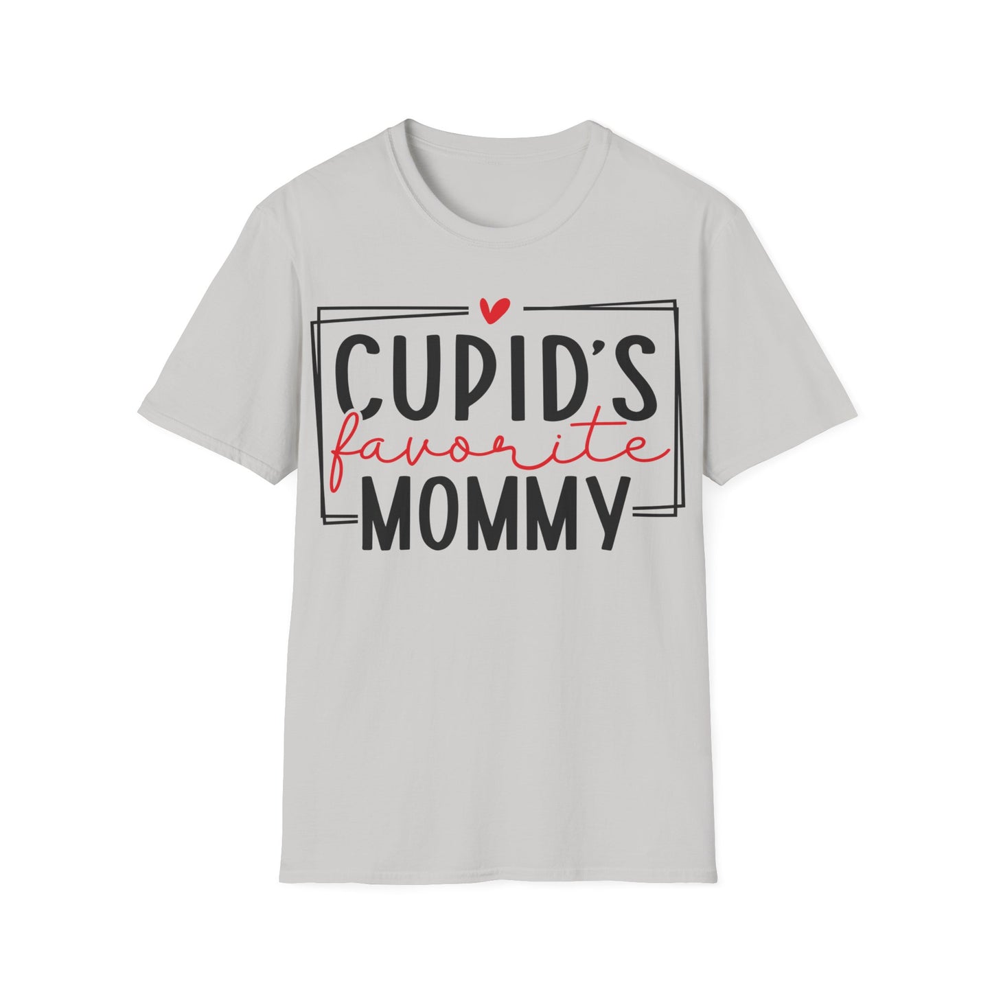 Cupid's Favorite Mommy - Unisex Softstyle T-Shirt - Multiple Color Choices - FREE SHIPPING