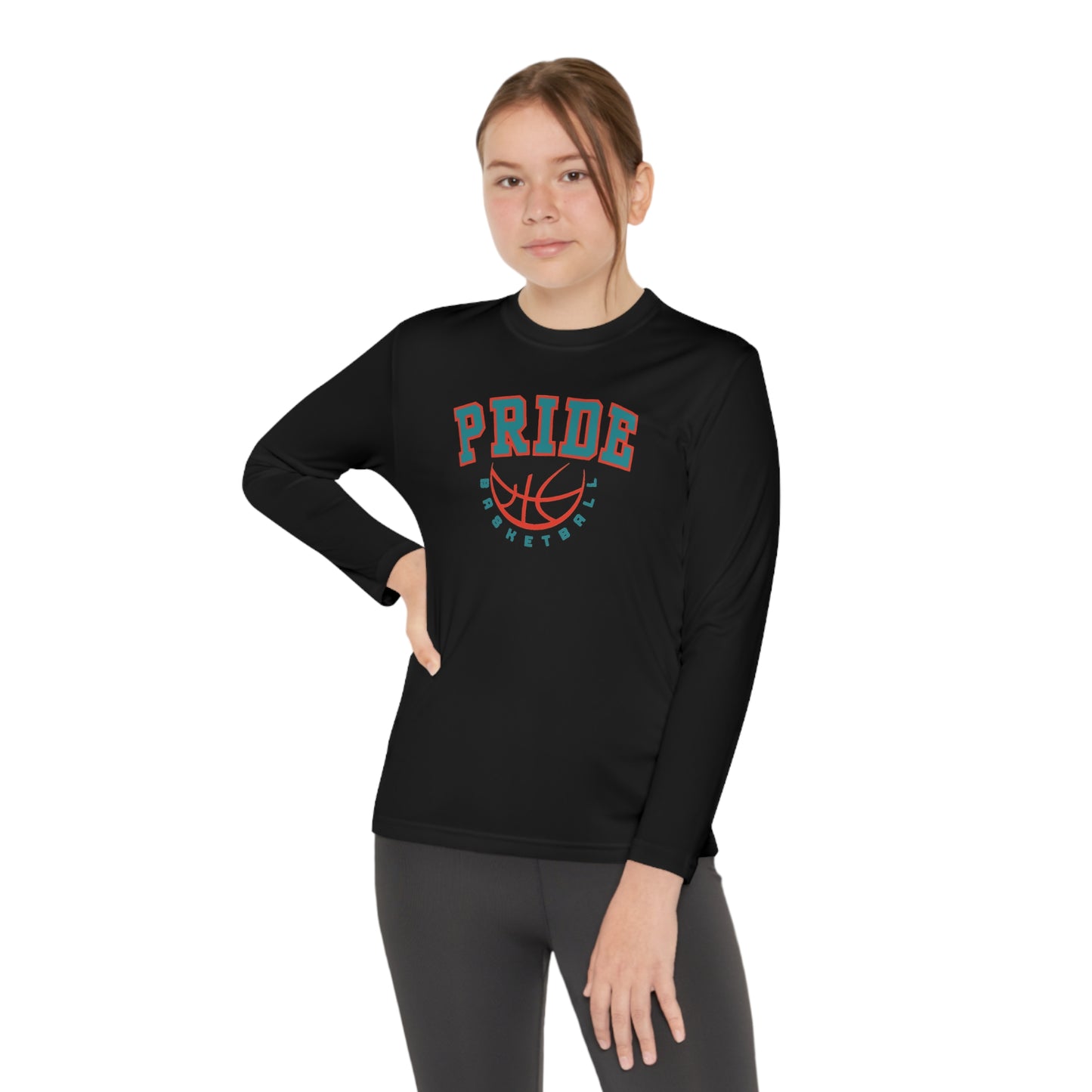 Pride Girls Basketball (Youth) Long Sleeve Athletic Style Tee *FREE SHIPPING*