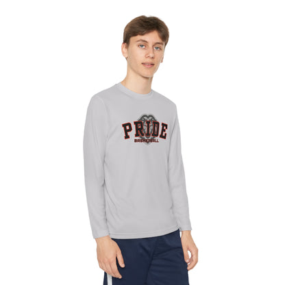 Pride Boys Basketball (Youth) Long Sleeve Athletic Style Warmup Tee *FREE SHIPPING*