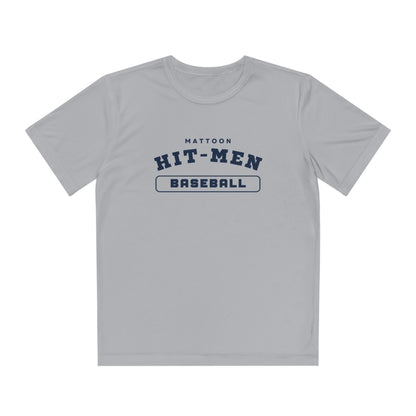 Hit-Men Baseball (YOUTH) Athletic Tee - MULTIPLE COLORS