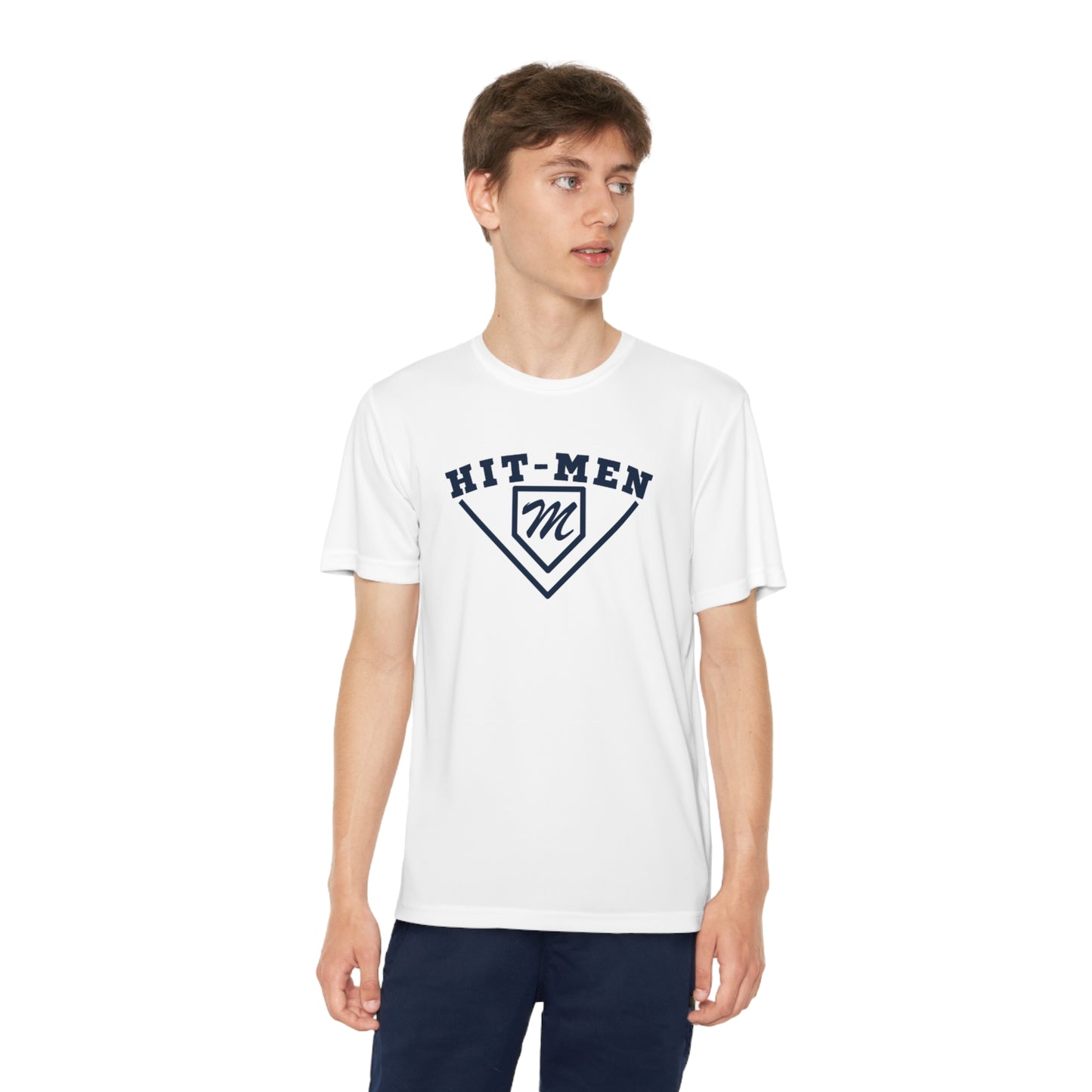 Hit-Men Baseball (YOUTH) Athletic Tee - MULTIPLE COLORS