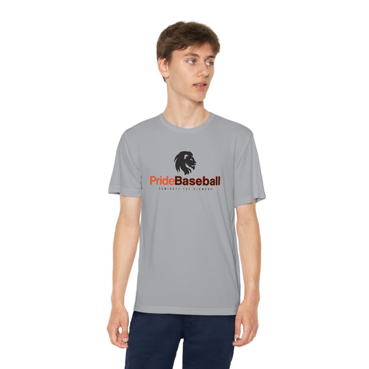 Youth Pride Baseball - "Dominate the Diamond" Athletic Tee