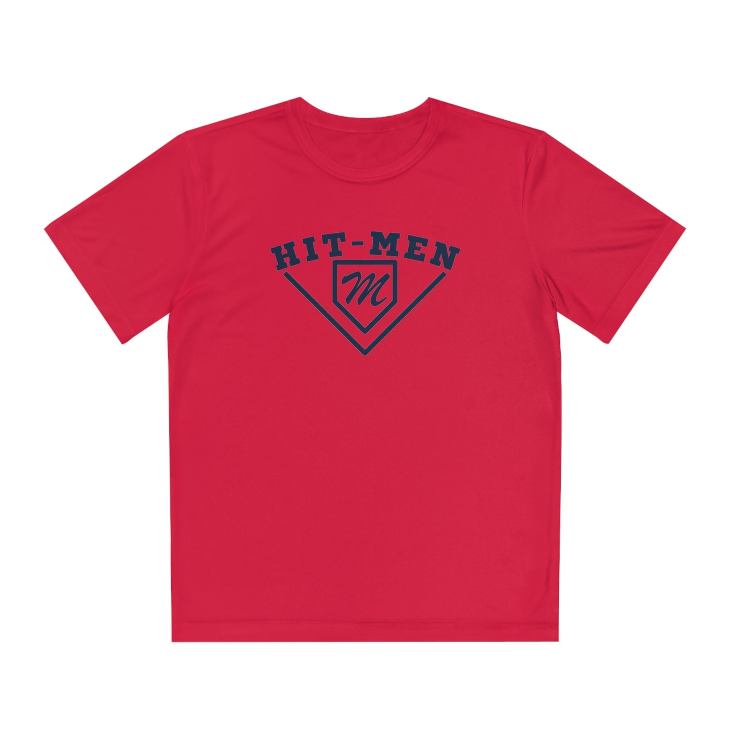 Hit-Men Baseball (YOUTH) Athletic Tee - MULTIPLE COLORS