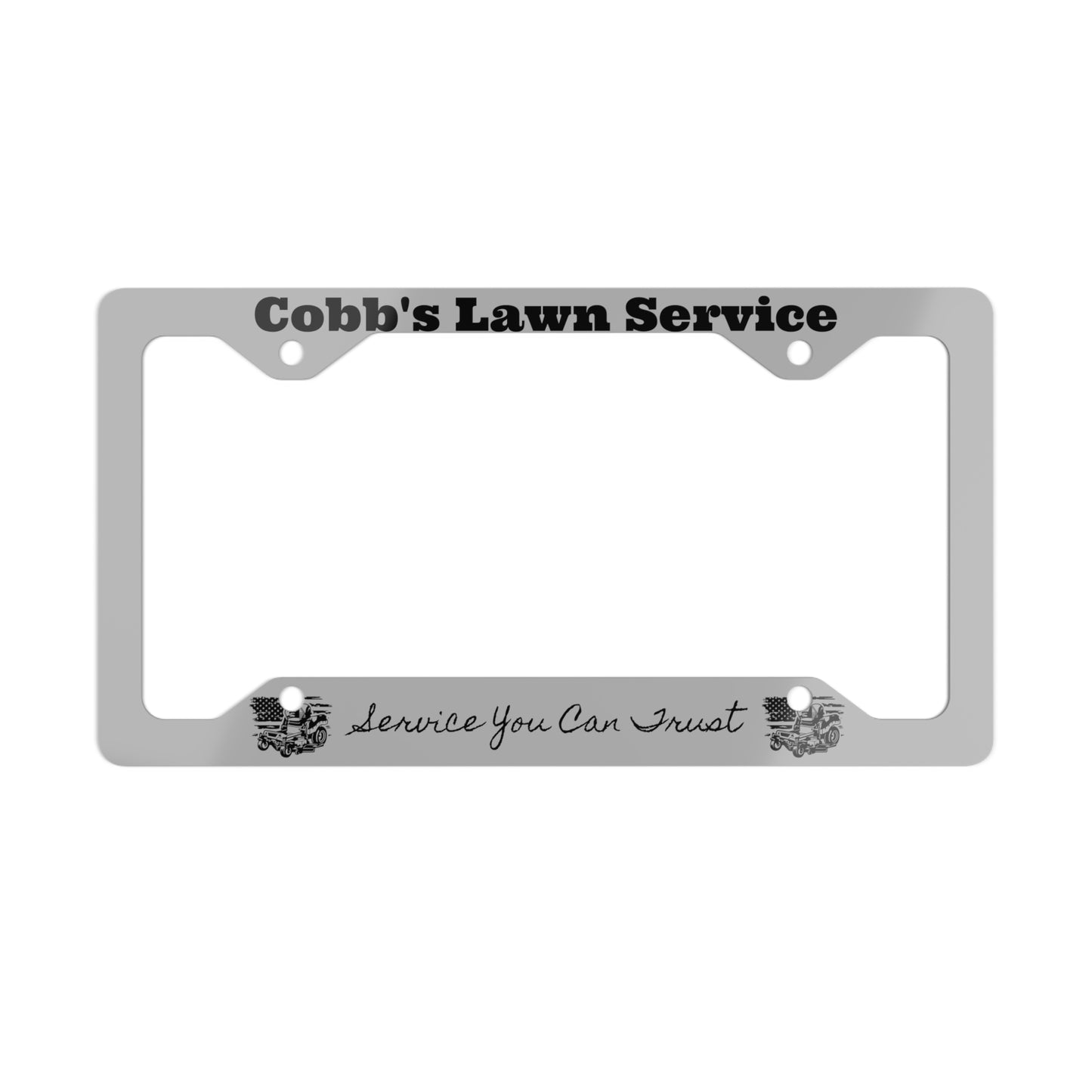 Metal License Plate Frame