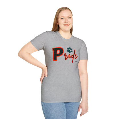 ADULT Pride Softball Mom Softstyle Tee