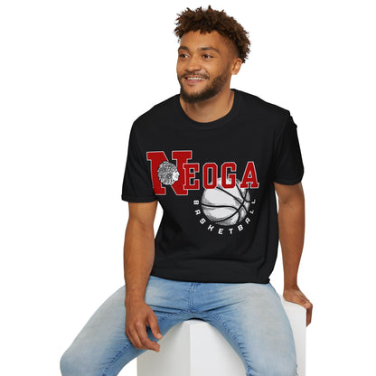 Neoga Indians Basketball Tee (front design only) (free shipping)