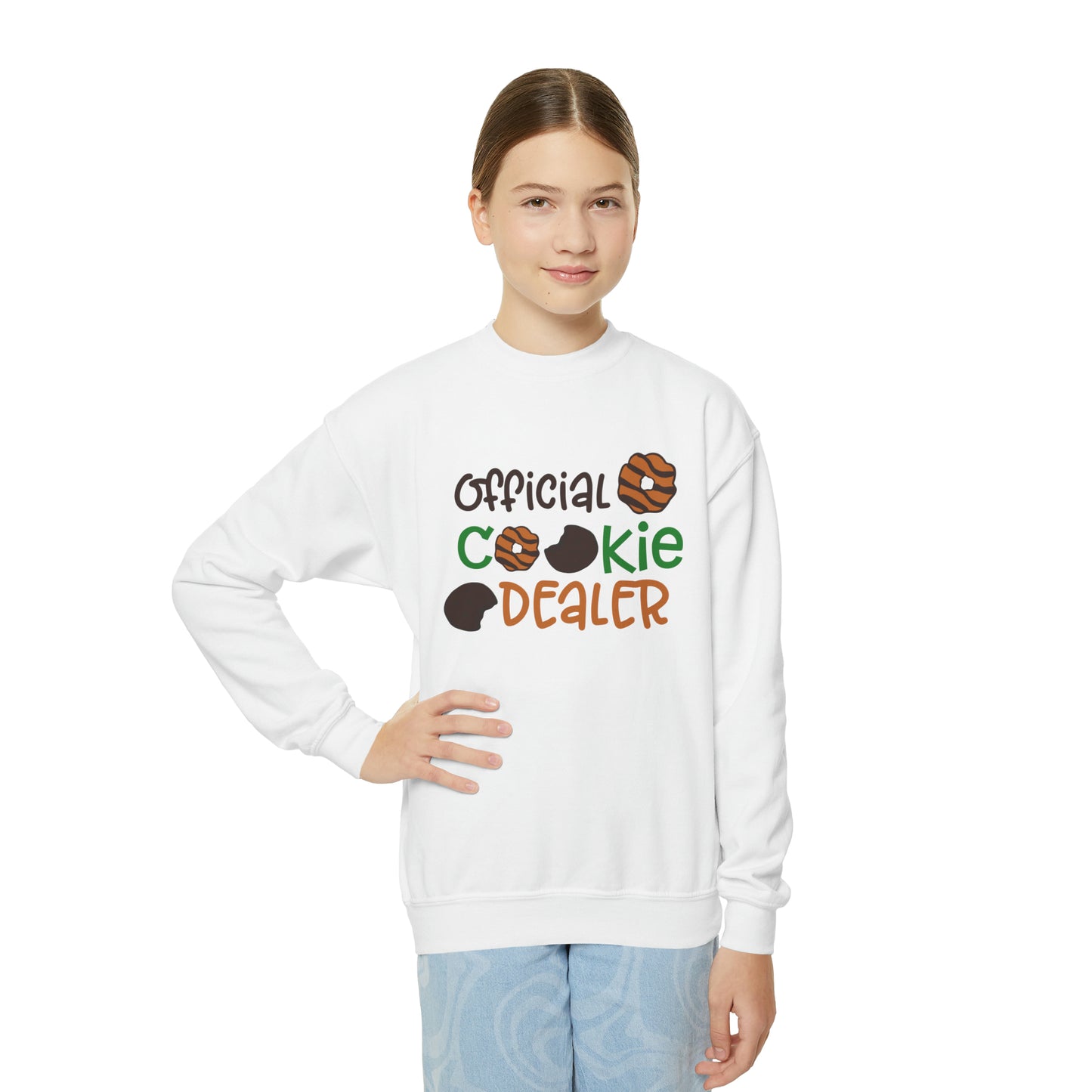 (Youth) "Official Cookie Dealer" Crewneck Sweatshirt