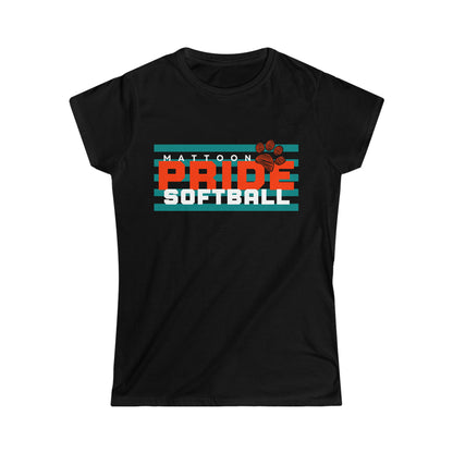 Women's Pride Softball Softstyle Tee (FREE SHIPPING)