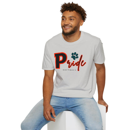 ADULT Pride Softball Softstyle Tee (multi color options)