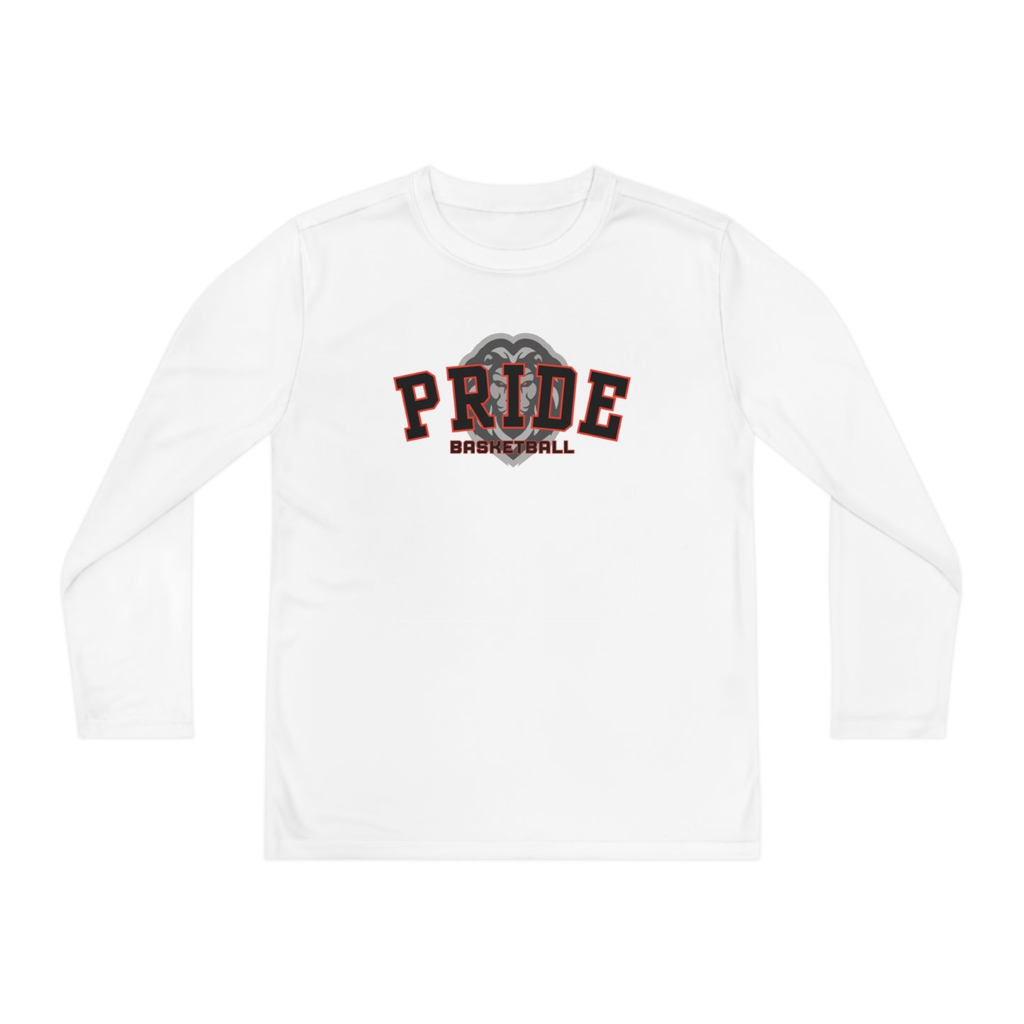 Pride Boys Basketball (Youth) Long Sleeve Athletic Style Warmup Tee *FREE SHIPPING*