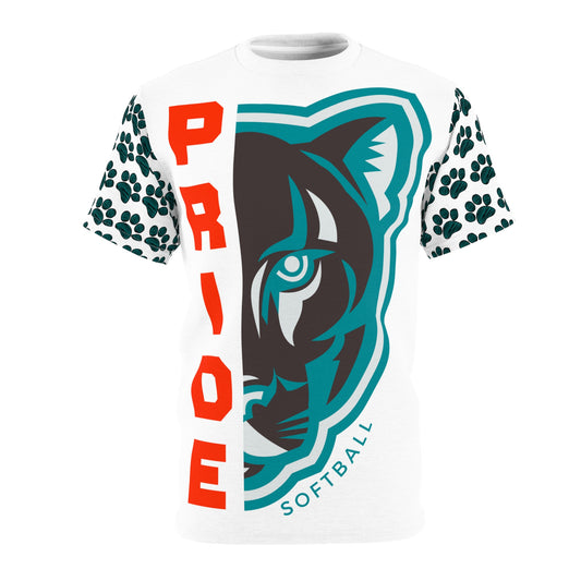 Pride Softball (All Over Print) Polyester Unisex Tee