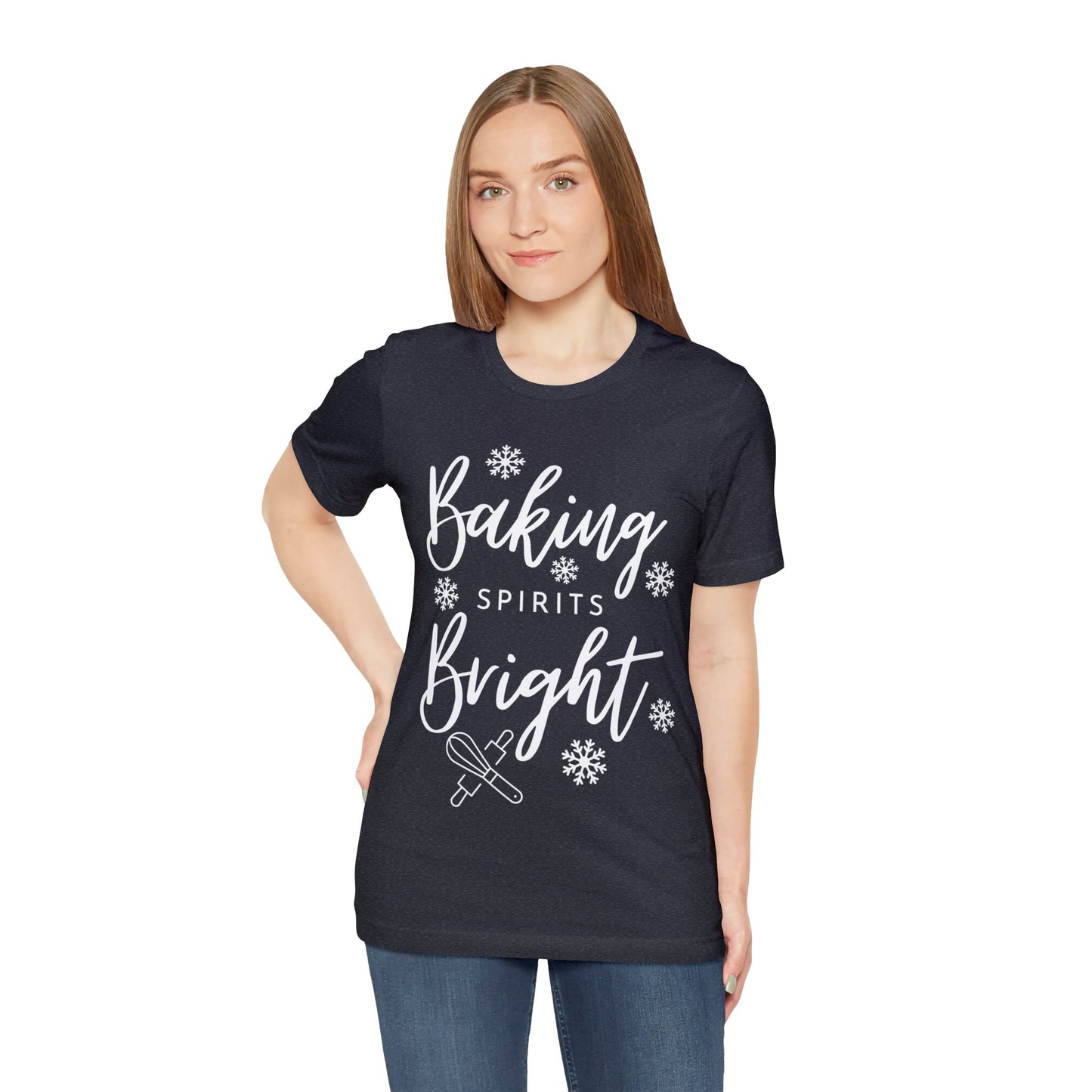 Baking Spirits Bright Christmas Shirt (Multiple Color Choices)