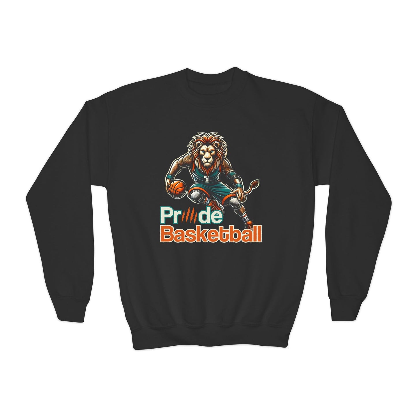 Black Friday Special - Youth Crewneck Sweatshirt - Pride Basketball