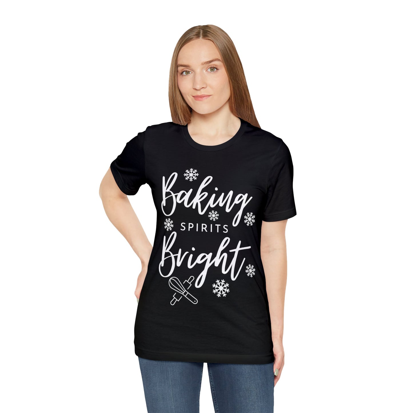 Baking Spirits Bright Christmas Shirt (Multiple Color Choices)