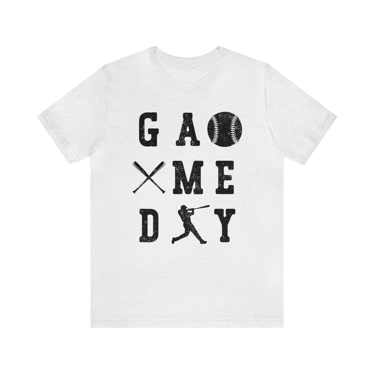 (ADULT) "Game Day Baseball"  Bella Canvas Unisex Jersey Short Sleeve Tee