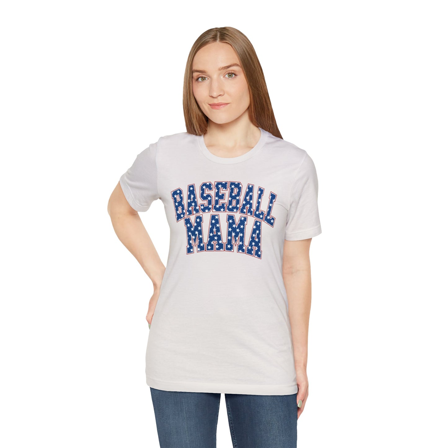 (ADULT) "Baseball Mama"  Bella Canvas Unisex Jersey Short Sleeve Tee