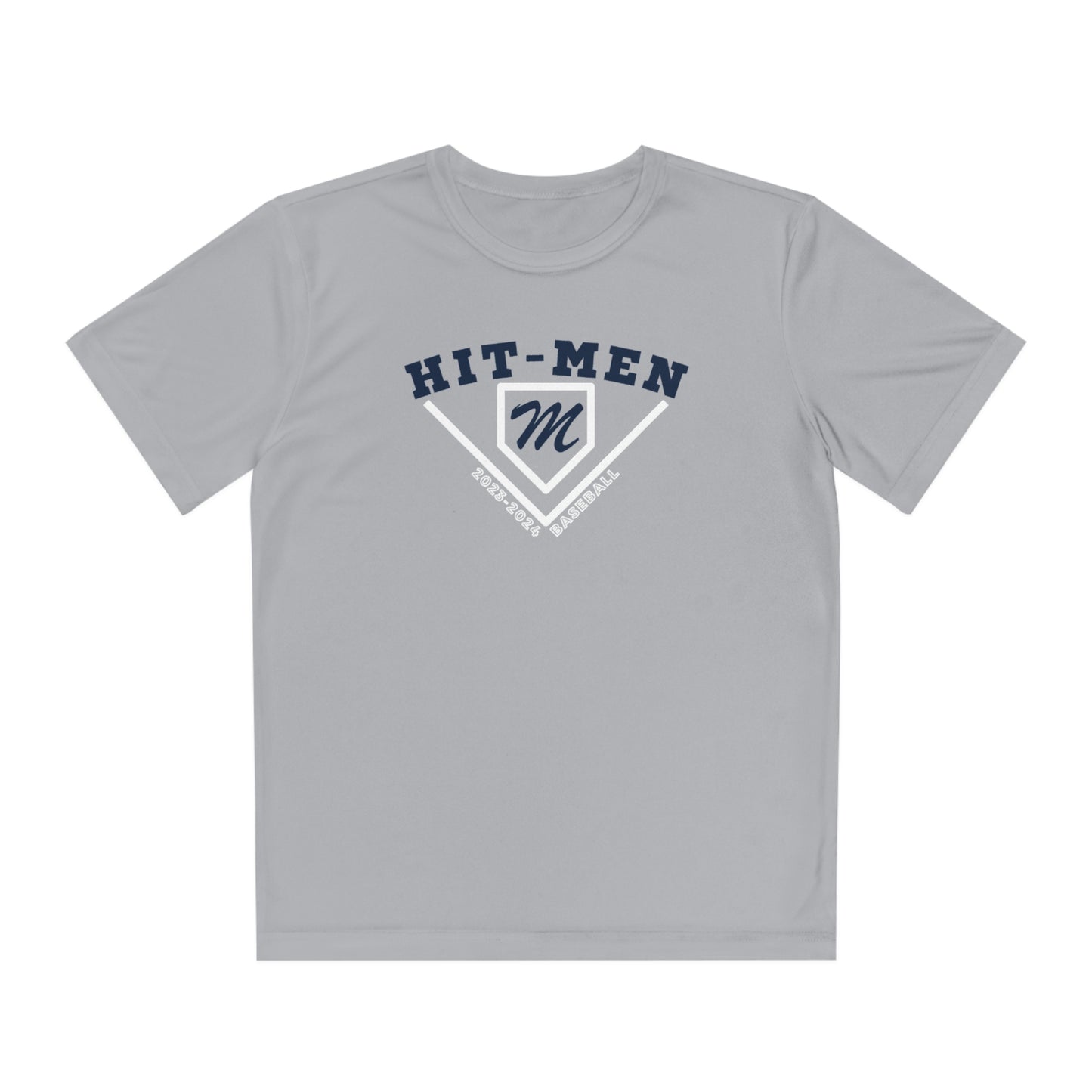 Hit-Men Baseball (YOUTH) Athletic Tee - Multiple Colors