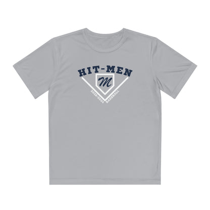 Hit-Men Baseball (YOUTH) Athletic Tee - Multiple Colors