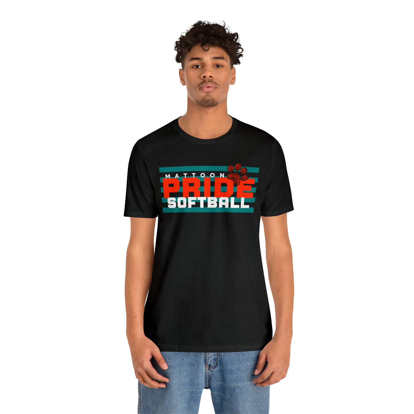 Pride Softball (ADULT) Bella Canva Unisex Jersey Short Sleeve Tee