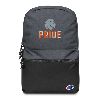 Pride Baseball Embroidered Champion Backpack