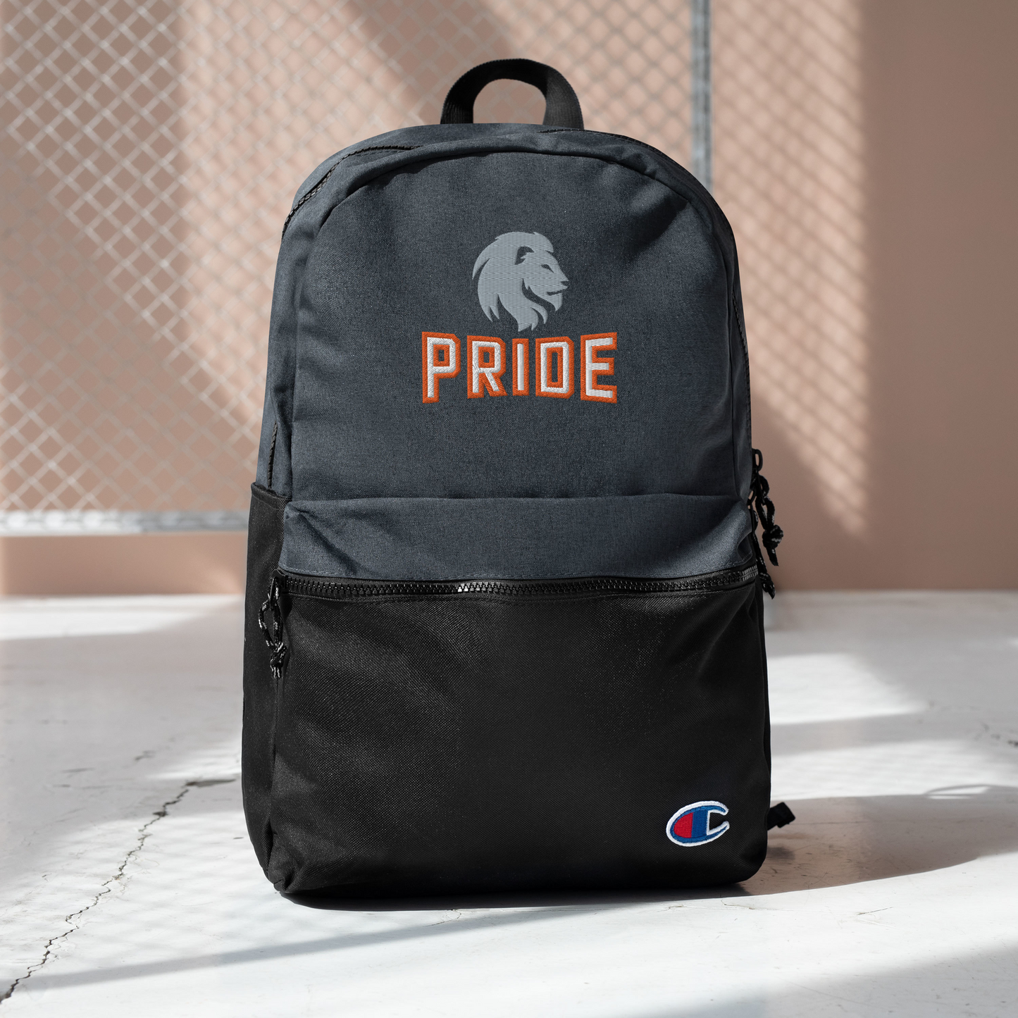 Pride Baseball Embroidered Champion Backpack