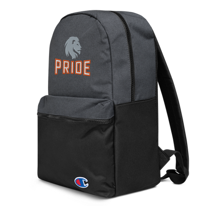 Pride Baseball Embroidered Champion Backpack