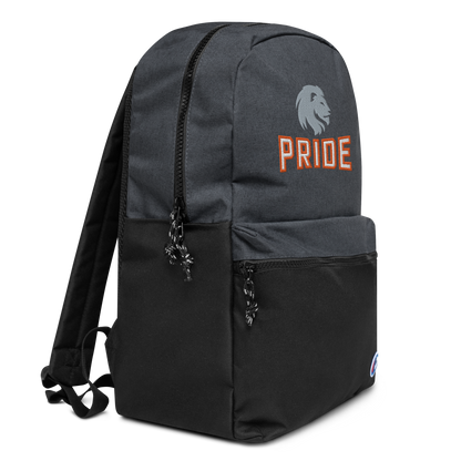 Pride Baseball Embroidered Champion Backpack