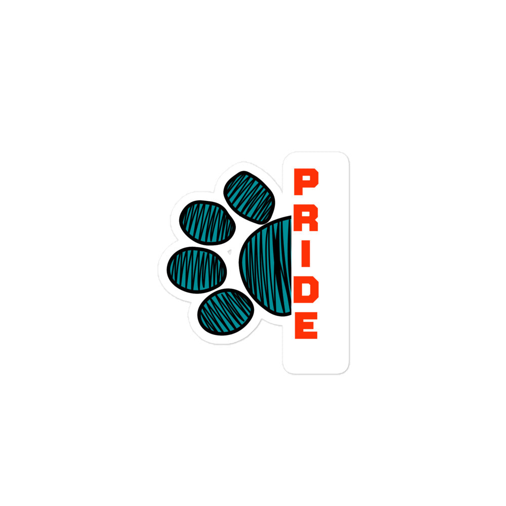 Pride Softball Bubble-free stickers