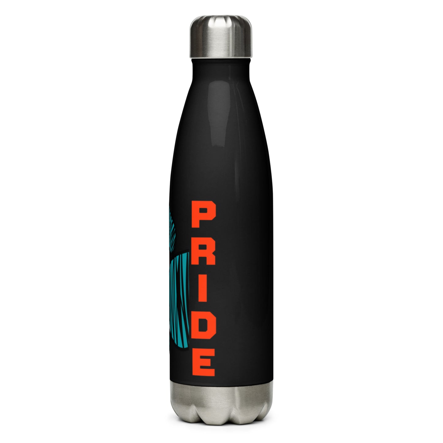 Pride Softball Stainless Steel Water Bottle