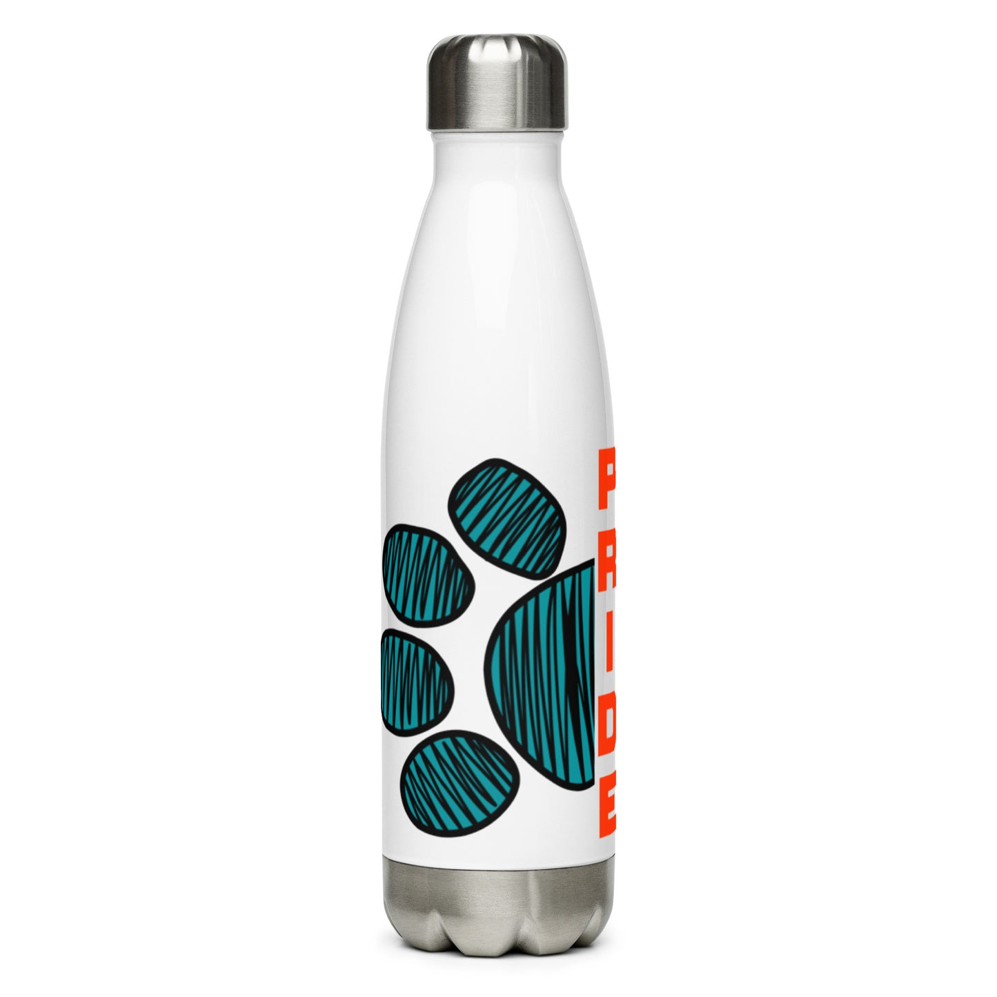 Pride Softball Stainless Steel Water Bottle